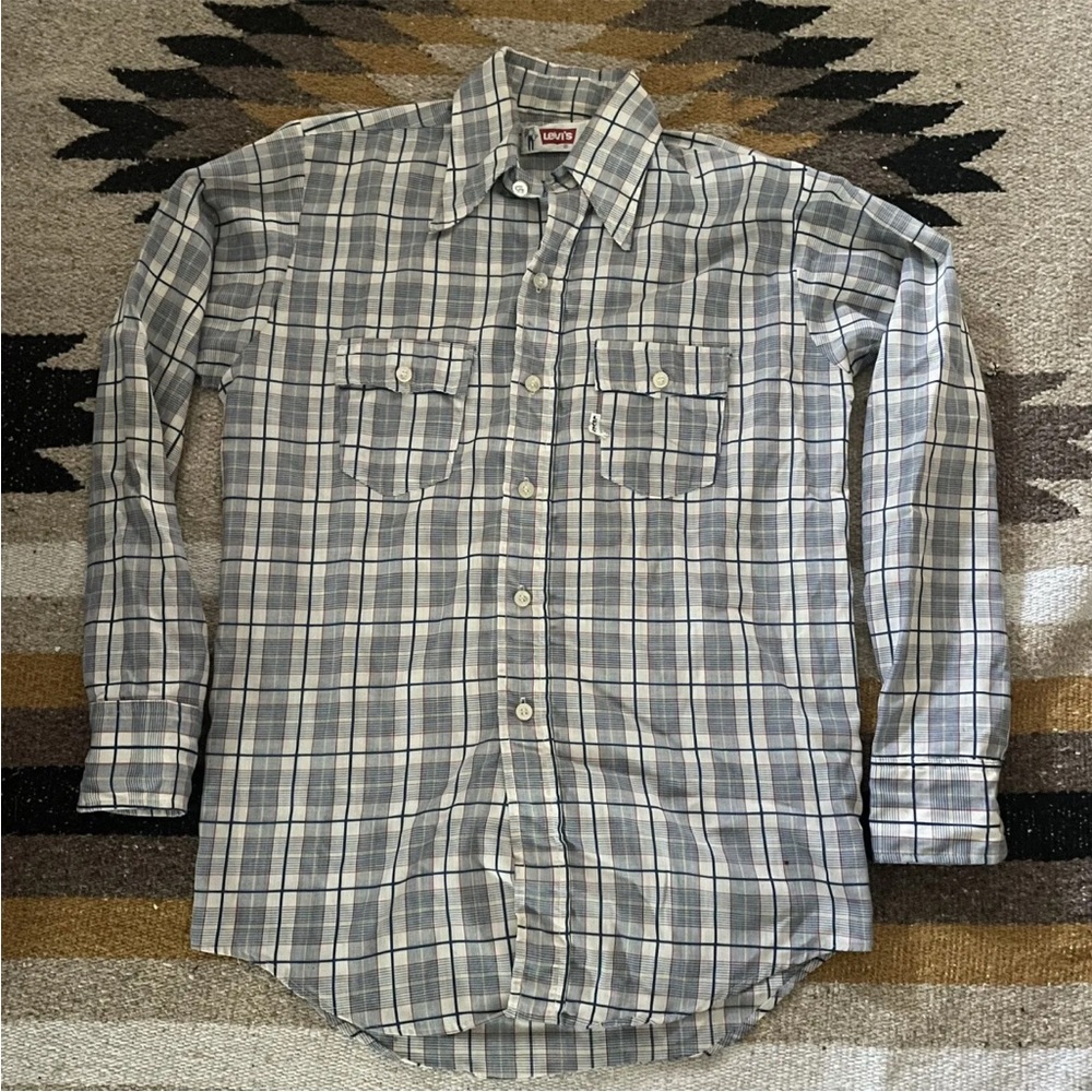 Vintage 1970s Levi’s plaid shirt